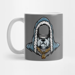 Hip Hop Bulldog Cartoon Mug